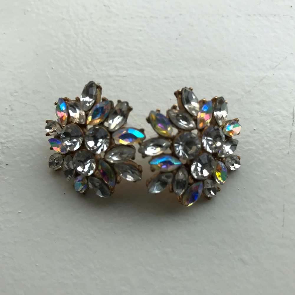 J Crew // glass studs // one size